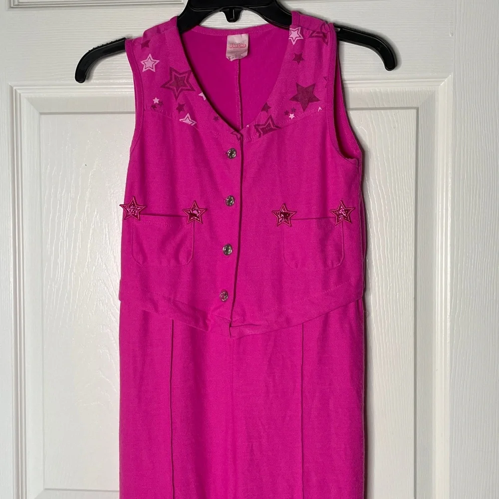 Girls Barbie the Movie Cowgirl Jumpsuit Spirit Halloween Costume